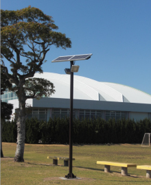 2灯式ポール付きタイプ（MDCP-01L/02L)の設置例43