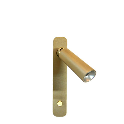 筒形ライト ON/OFFスイッチタイプ 垂直面取付式 ゴールド